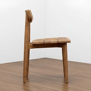 Chaise de salle à manger en teck de plantation en gros, commande en conteneur, distributeur de meubles en bois durable pour restaurants et hôtels - Product Image 3