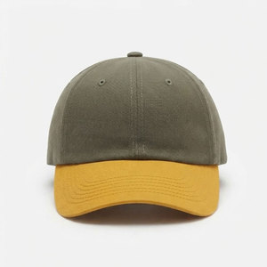Casquettes de baseball sportives unisexes en coton 100% de haute qualité, couleur unie, qualité supérieure, ajustables, pour toutes les saisons, tissu courant - Product Image 1