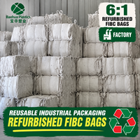 Sac Jumbo FIBC Reconditionné 2000 kg Robuste d'Occasion pour Applications Industrielles (Ciment, Poudre, Sable, Pierre, Exploitation Minière)