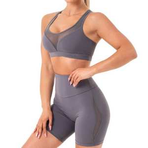 Conjunto Deportivo de 2 Piezas para Mujer, Transpirable, de Secado Rápido, con Características Impermeables, para Gimnasio y Yoga - Product Image 6
