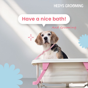 ขาตั้งอ่างอาบน้ำสัตว์เลี้ยง HEDYS GROOMING ปรับระดับได้ น้ำหนักเบา 4.9 กก. พกพาสะดวก ปรับความสูงได้ 3 ระดับ พับเก็บได้ ประหยัดพื้นที่ สำหรับกรูมมิ่งสุนัข - Product Image 6