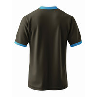 T-shirts de sport pour hommes, coupe ajustée, col rond, manches courtes, 100% polyester, personnalisables OEM, pour l'entraînement en salle de sport.