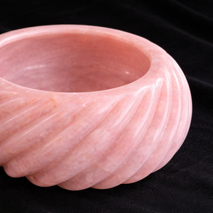 Frutero Decorativo de Ónix Rosa Ecológico de Primera Calidad, Hecho a Mano, para Centro de Mesa, Regalo para Navidad - Product Image 5