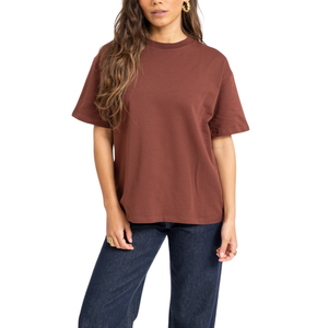 T-shirt décontracté streetwear pour femme, coupe classique, 100% coton, col rond, manches courtes, maille respirante, écologique, style urbain, été - Product Image 4