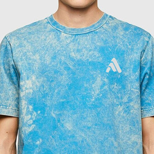 T-shirts pour hommes en coton 100% de haute qualité fabriqués au Pakistan, lavage à l'acide, respirants, écologiques, séchage rapide, prix de gros bon marché - Product Image 6