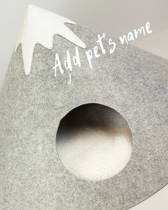 Cadeau pour animaux <span class=keywords><strong>de</strong></span> compagnie amoureux des chats chien maison <span class=keywords><strong>tour</strong></span> neige montagne tente lieu <span class=keywords><strong>de</strong></span> couchage moderne feutre chat <span class=keywords><strong>lit</strong></span> grotte - Product Image 6
