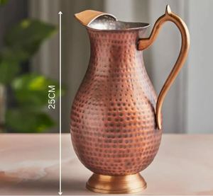 Ensemble de service en cuivre pour la culture de la table, avec verres, durable et réutilisable, pour la cuisine et la présentation. - Product Image 2