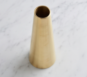 Designer Metal Gold Modern Table Vase Elegant Luxury Home Interior Living Room Bedroom Office <b>Centrepiece</b> - Product Image 2