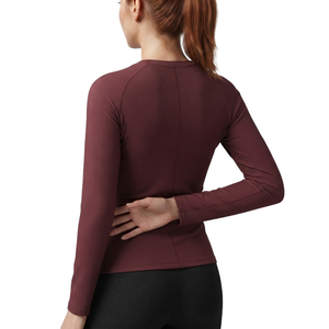 Camisa de Compresión Formal para Mujer, Manga Larga, de Alta Calidad, Ligera, de Secado Rápido, Transpirable, de Color Sólido, a Bajo Precio - Product Image 2