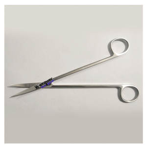 High Quality Wise Dental Kelly Surgical Scissors 6¼ Inch <b>Angled</b> Head Stainless <b>Steel</b> Surgical Instrument Wenquar Tools - Product Image 1