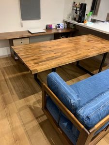 Encimera de Madera de Caucho con Juntas Dentadas, Tablero de Cocina de Madera Maciza, Tamaño Personalizado, Superficie Lisa, Tablero para Muebles, Duradero y Ecológico - Product Image 1