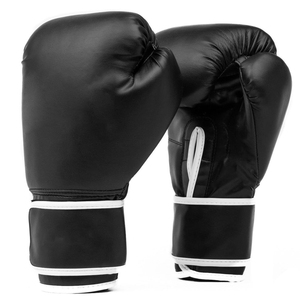 Gants de boxe professionnels en velcro, cuir microfibre, résistants, pour entraînement, sparring, kickboxing, combat, OEM, étiquette privée - Product Image 1