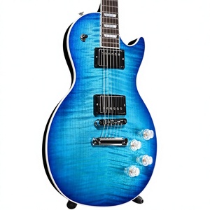 Guitarra Eléctrica Moderna Les Paul Figurada, Color Cobalt Burst, Más Vendida - Product Image 1