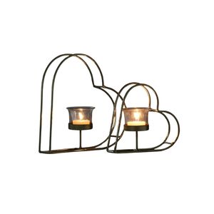 ที่วางเทียนโลหะทันสมัย สีทองดำ สำหรับตกแต่งบ้าน - Product Image 6