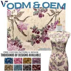 Printing Textured Jacquard <b>Fabric</b> Customized printed Vietnam Plain dyed 100% <b>Polyester</b> (Jacquard <b>fabric</b>) Dress <b>Fabric</b> - Product Image 3