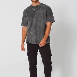 Camisetas de Hombre con Lavado Ácido de la Mejor Calidad, Nuevo Estilo, Hechas a Medida, Ropa de Verano - Product Image 4