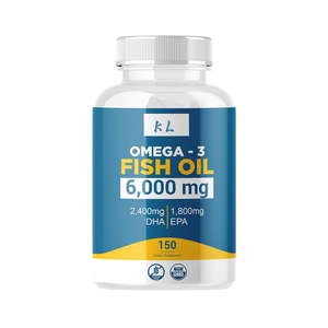 OEM Fish Oil <strong>Omega</strong> <strong>3</strong> Heart Brain Eye Health Adult Private Label Softgel Capsules High Concentration EPA DHA Third Party Tested - Product Image 1
