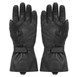 Guantes de Carreras Alpha de SAAR INDUSTRIES, Protección Completa para los Dedos, Palma de Cuero, Pantalla Táctil, Correa de Muñeca Ajustable con Cierre de Gancho y Bucle - Product Image 3