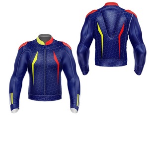 Classic Style Motorcycle Leather <b>Biker</b> <b>Jacket</b> with Zipper Closure Stand Collar-Eco-Friendly Spring Season - Product Image 3