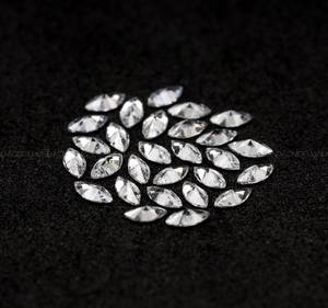 OM GEMS 5.0 X 2.5 MM Pierre en vrac taille marquise Diamant de laboratoire couleur D Coupe antique unique pour la fabrication de bijoux - Product Image 4