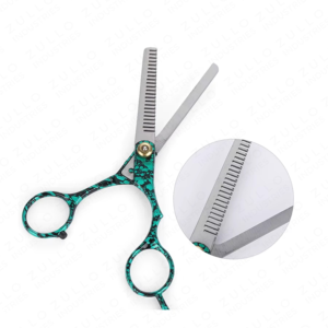 Ciseaux à effiler les cheveux en acier inoxydable de qualité supérieure, lame de rasoir, ciseaux de barbier pour usage professionnel en salon - Product Image 6