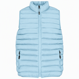 Chaleco Acolchado de Invierno, Casual, con Cierre Completo, Relleno de Plumón, Transpirable, de Secado Rápido, con Cuello Alto, Sin Mangas, Unisex - Product Image 2