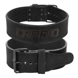 Ceinture de musculation en cuir de vachette de qualité supérieure, design carré formel, boucle à double ardillon personnalisée, pour la musculation en salle de sport, OEM ODM - Product Image 1
