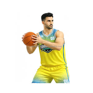 Uniforme de Baloncesto Masculino de Alta Calidad, Personalizado, Cómodo, Transpirable, de Secado Rápido, Tallas Grandes, para Equipos Deportivos - Product Image 3