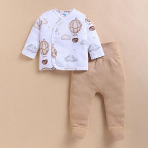 ชุดกิโมโนผ้าไผ่ออร์แกนิกคุณภาพพรีเมียมพร้อมกางเกงขายาว - บอลลูน ป๊อป - Product Image 1