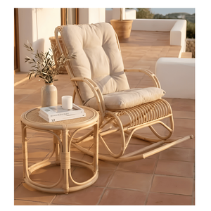 La Mejor Oferta en Sillas de Comedor Apilables de Madera Maciza con Respaldo de Ratán para Cafetería y Restaurante - Silla de Ratán Vietnam - Product Image 5