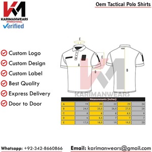 Fabricación por Contrato de Camisetas Polo Tácticas para Distribuidores de Ropa con Etiquetas Personalizadas, Costuras Resistentes y Servicios de Suministro al por Mayor - Product Image 5