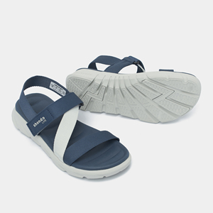 Sandales à lanières croisées unisexes F6S Lite, décontractées et confortables, bleu marine - Product Image 4