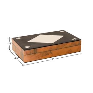 Cajas de Almacenamiento Decorativas de Resina Hechas a Mano, Organizador de Cartas de Juego, Caja de Almacenamiento con Acabado de Resina, Caja Organizadora de Cartas Decorativas - Product Image 6