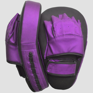 Pads de frappe en cuir véritable de haute qualité à séchage rapide pour MMA, Muay Thai, Kickboxing, Boxe – Équipement professionnel de protection pour les coups de frappe - Product Image 4