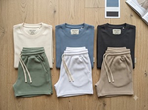 Bulk Manufacturing of Unisex Adults Street Archive for <b>and</b> Green Knitted T-shirt <b>Shorts</b> <b>Sets</b> Suitable for Casual Wear Red Star - Product Image 6