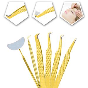 แหนบต่อขนตาความแม่นยำสูงแหนบขนตาสแตนเลสแบบญี่ปุ่นจำนวนมากภายใต้แบรนด์ที่กำหนดเอง - Product Image 3