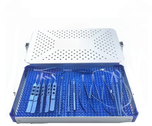 KIT DE 10 AIGUILLES DE MICRO-CHIRURGIE CASTROVIEJO CURVÉES ET DROITES JI-3050 Jamso Industries Instruments Chirurgicaux Certifiés CE - Product Image 1