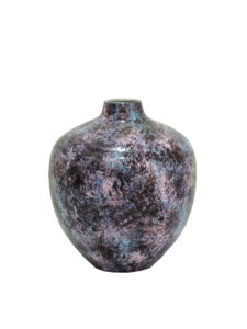 Vase à fleurs moderne en aluminium texturé abstrait, fait main, multicolore, écologique, léger, pour table, salon, maison - Product Image 3
