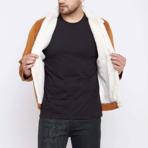 Veste en jean pour homme, coupe ajustée, manteau d'hiver décontracté, 100% coton, confortable, veste en jean pour homme sur mesure - Product Image 2