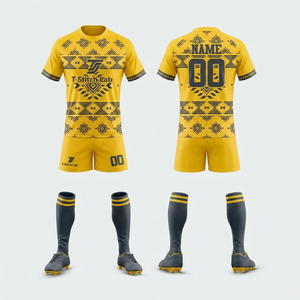 Nouvelle arrivée, service OEM, uniforme de rugby pour hommes à manches courtes, col rond, en polyester respirant, taille personnalisée, meilleur design - Product Image 6