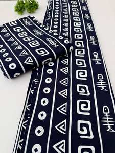 Tela de sarga 100% algodón con estampado africano de Mozambique y Ankara, a la moda, para la producción de ropa para niños - Product Image 5