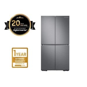 French Door <b>Refrigerator</b>, 593L Net Capacity Power Freeze Digital Inverter Compressor SILVER Frost Free - Product Image 2