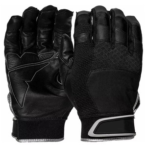 Gants de baseball AFAN SMART SHOP pour l'interieur de terrain, en cuir, imperméables, à doigts fendus, isolés, pour gaucher, avec sangle de poignet réglable - Product Image 1