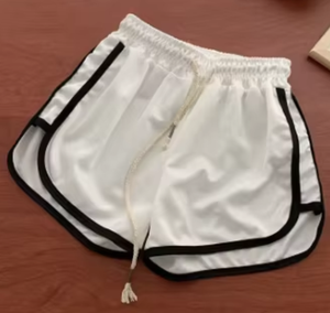 <b>Men</b> <b>Red</b> Solid Color Drawstring Waist <b>Shorts</b> With Side Stripe Casual Gym Fitness Running <b>Short</b> Pants - Product Image 6