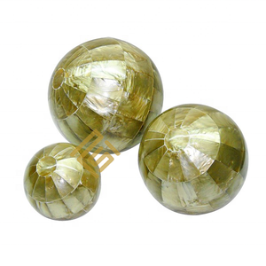 2025 nuevo diseño de decoraciones de bolas de Metal de alta calidad colorido moderno lujo accesorios para el hogar diseño antiguo tamaño personalizado al por mayor - Product Image 4