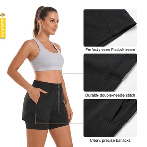 Shorts Deportivos Samavia para Mujer, Ajustados, Cintura Alta Elástica, Estampado de Leopardo, Secado Rápido, Ligeros, Transpirables, con Logotipo Personalizado - Product Image 4