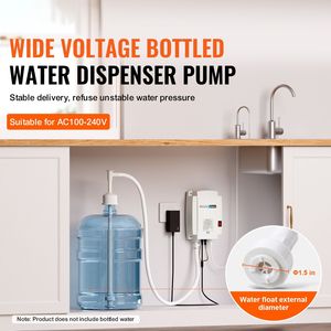 Sistema di Erogazione Acqua Elettrico Automatico a Ingresso Singolo per Bottiglie da 5 Galloni, Dispenser Portatile Facile da Usare - Product Image 1