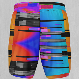 Shorts décontractés pour hommes de haute qualité 100% polyester, impression de logo personnalisée, motif uni, respirant, séchage rapide - Product Image 5