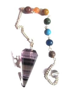 Pendules de Chakra Pendule de radiesthésie avec boule d'améthyste Baguettes de massage sculptées en Europe du Grossiste-Artisanat en pierre semi-précieuse - Product Image 3