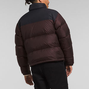 2026 Custom Logo Men's Winter Puffer <b>Jacket</b> Warm Two Tone Quilted Bubble Coat Heavyweight <b>Waterproof</b> Outdoor <b>Padded</b> Parka Men - Product Image 6